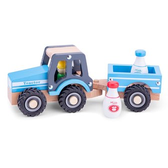 Speelgoedbox-Houten-tractor-blauw-11942-New-Classic-Toys