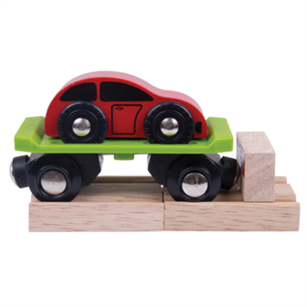 Wagon-met-auto-BJT442-Bigjigs-speelgoedbox