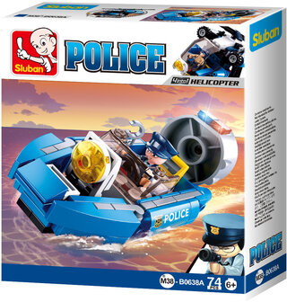 Hoovercraft-sluban-police-speelgoedbox