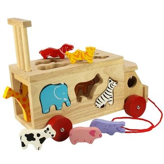 Speelgoedbox-Dieren-Houten-Sorteerwagen-BJ300-Bigjigs