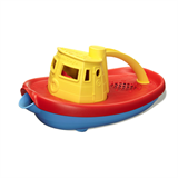 Green Toys sleepboot geel