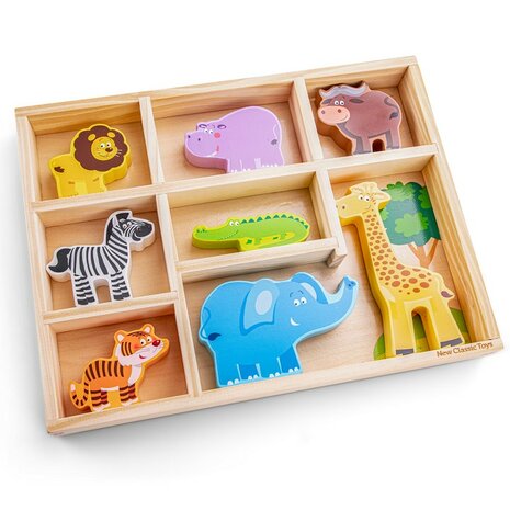 Houten-safari-dieren-11851-new-classic-toys-speelgoedbox