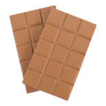 Houten stuk chocolade