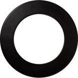 Zwarte PU ring zwart 