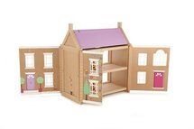 Houten poppenhuis