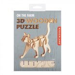 Kat - Houten 3D Puzzel