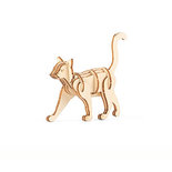 Kat - Houten 3D Puzzel