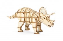 Triceratops - Houten 3D Puzzel 56 stukjes