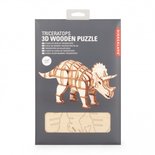 Triceratops - Houten 3D Puzzel 56 stukjes
