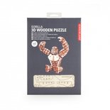 Gorilla - Houten 3D Puzzel 105 stukjes