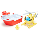 Green Toys Reddingsboot met Helikopter