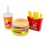 Houten fast food set