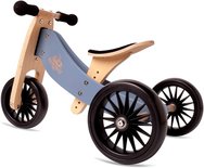 Kinderfeets houten loopfiets & driewieler Tiny Tot Plus Slate Blue