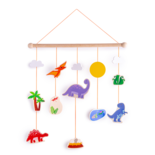 Houten Dino muurhanger