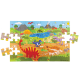 Houten vloerpuzzel Dinosauriërs 48-delig 