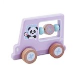 Houten panda auto 