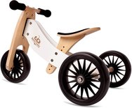 Kinderfeets houten loopfiets & driewieler Tiny Tot Plus White