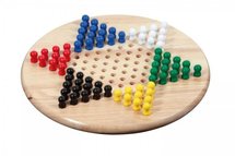 Houten Halma spel