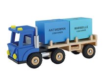 Houten Vrachtwagen met 2 containers