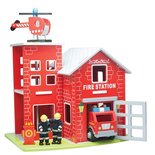 Houten Brandweer Garage New Classic Toys