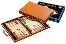Houten Backgammonset