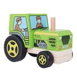 Houten tractor