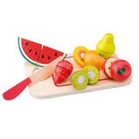 Houten fruit snijset